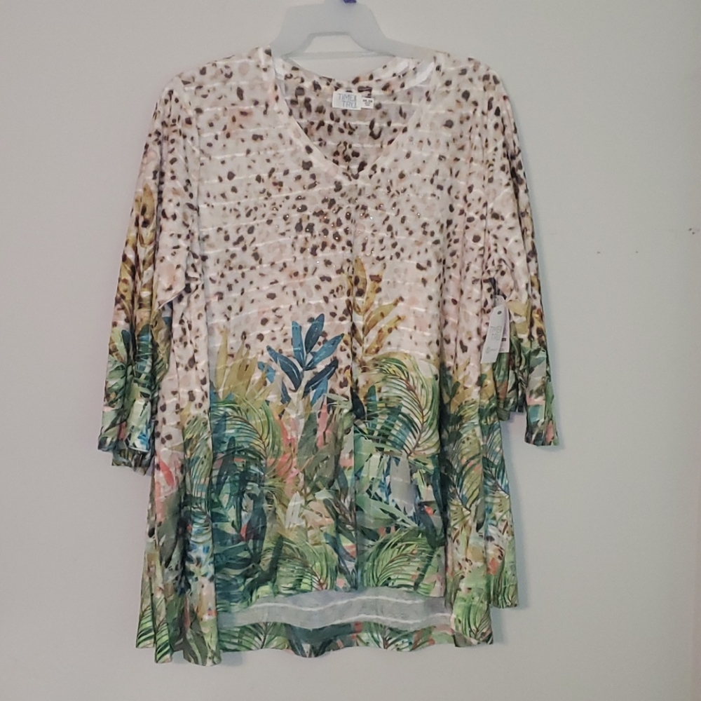 WOMEN 3/4 SLV SUBLIMATION SIZE XXL/2XG (20)